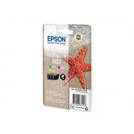 EPSON C13T03U54010 Multipack Epson CMY C13T03U54010 3-colours 603 3 x 2,4 ml EPSON C13T03U54010 Multipack Epson CMY C13T03U54010 3-colours 603 3 x 2,4 ml