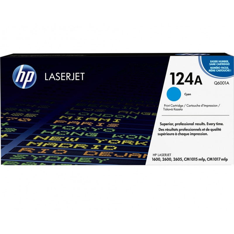 HP Toner nr 124A Q6001A Cyan 2K 