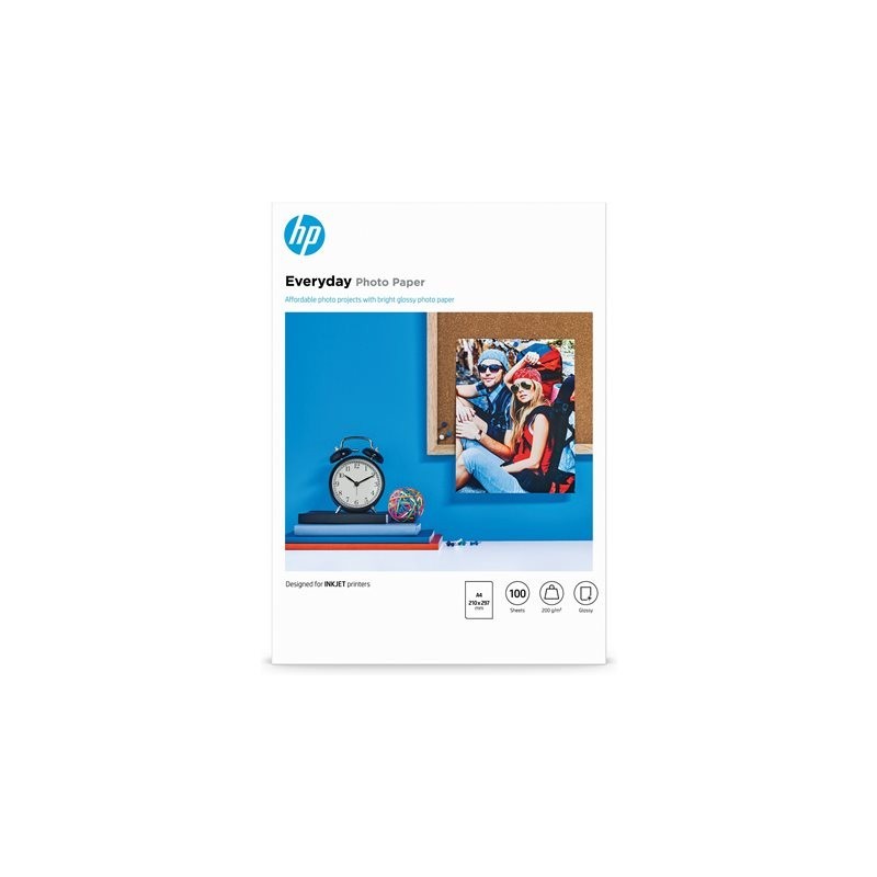 HP Everyday Glossy Photo Paper A4 100 sheet 200g/m²