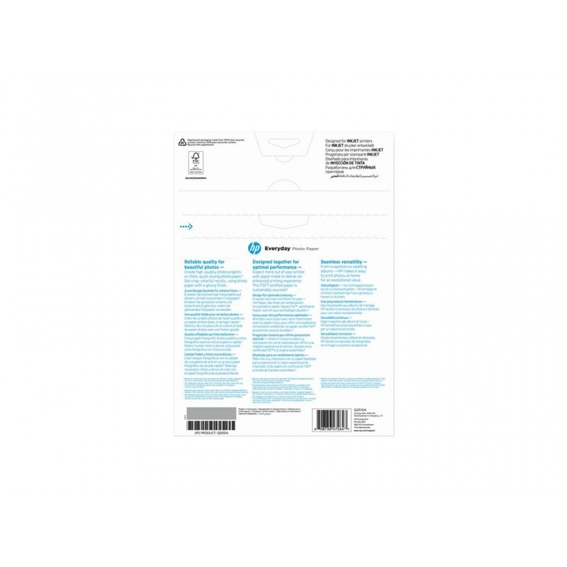 HP Everyday Glossy Photo Paper A4 100 sheet 200g/m²