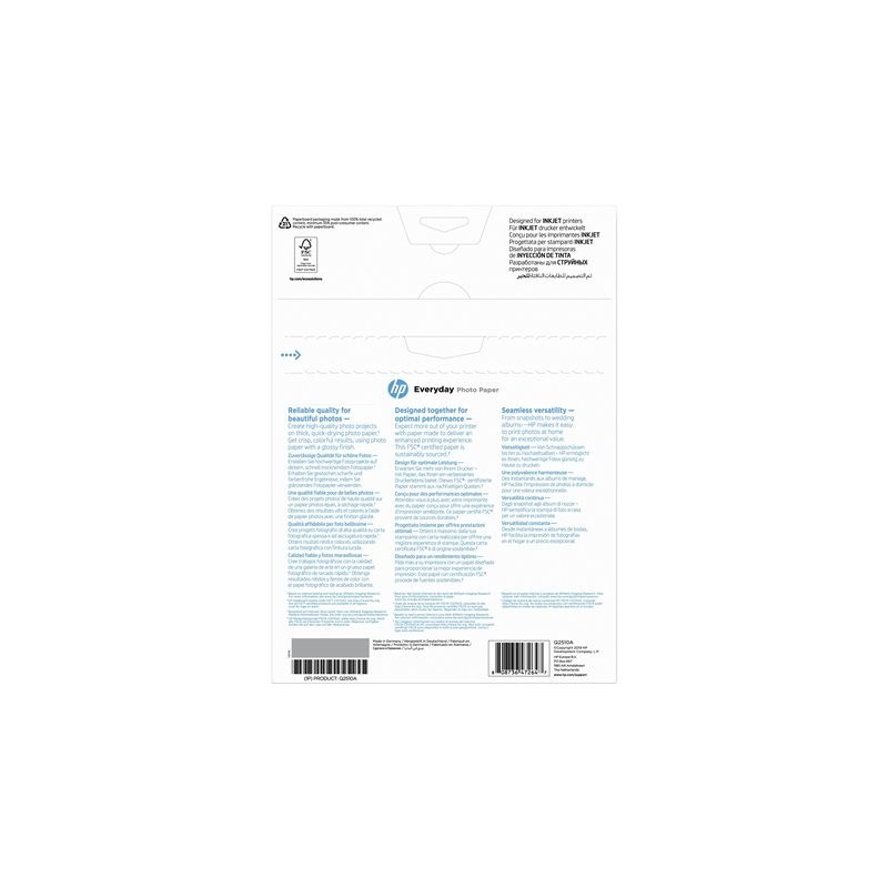 HP Everyday Glossy Photo Paper A4 100 sheet 200g/m²