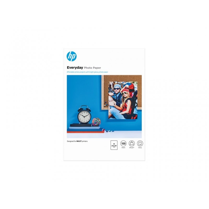 HP Everyday Glossy Photo Paper A4 100 sheet 200g/m²