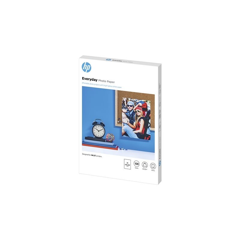 HP Everyday Glossy Photo Paper A4 100 sheet 200g/m²