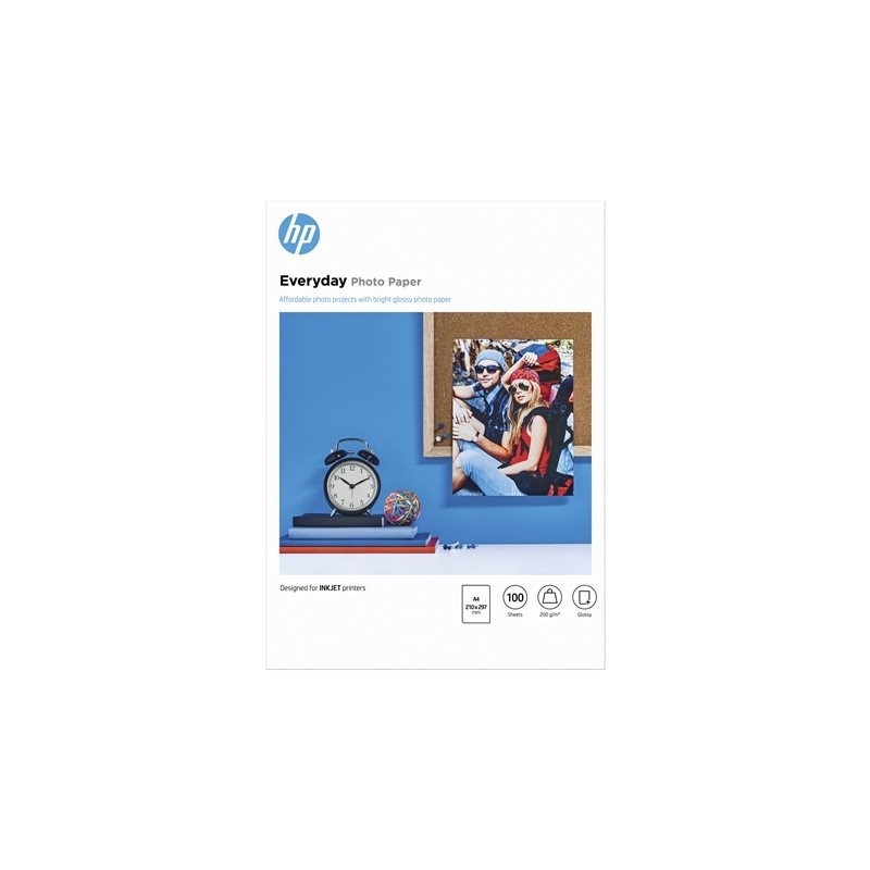 HP Everyday Glossy Photo Paper A4 100 sheet 200g/m²