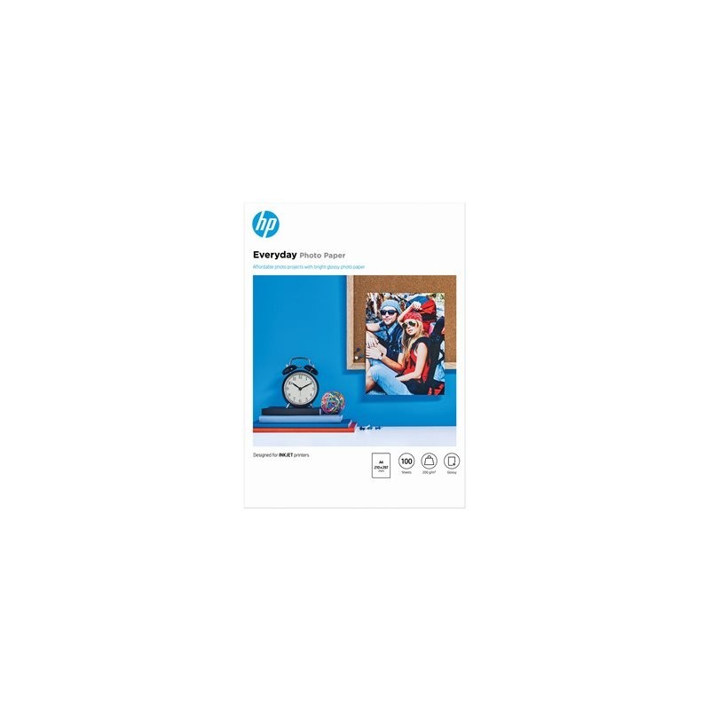 HP Everyday Glossy Photo Paper A4 100 sheet 200g/m²