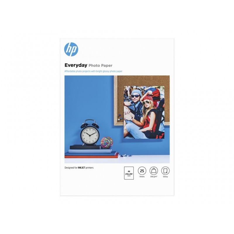 HP Everyday Glossy Photo Paper A4 25 sheet 200g/m²