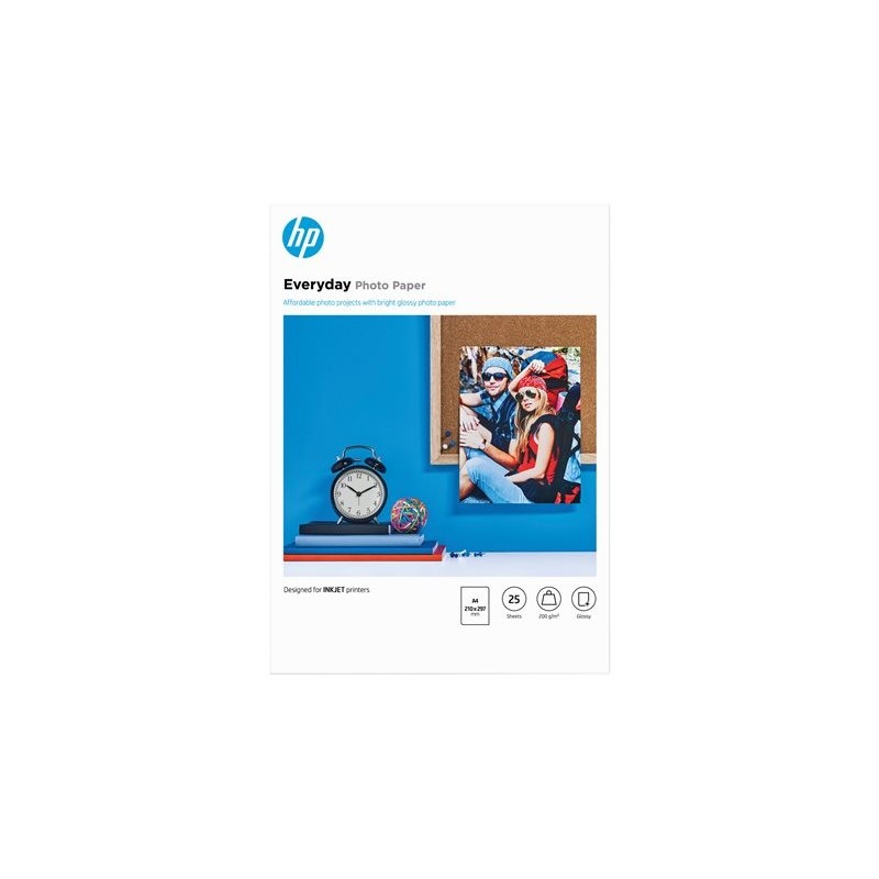 HP Everyday Glossy Photo Paper A4 25 sheet 200g/m²