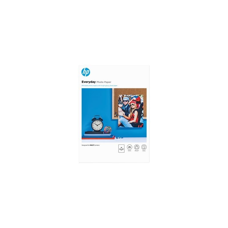 HP Everyday Glossy Photo Paper A4 25 sheet 200g/m²