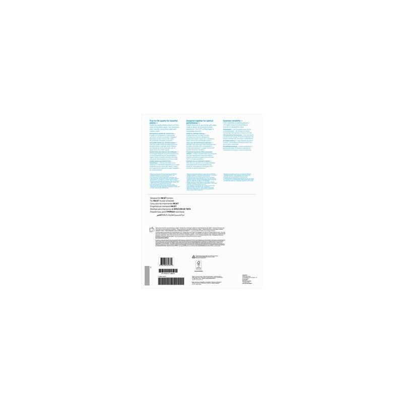 HP Advanced glossy photo paper white inkjet 250g/m2 A3 20 sheets 1-pack