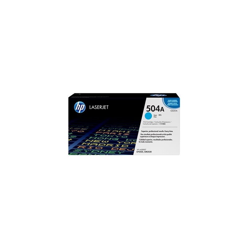 HP CE251A Toner HP cyan 7000str ColorSphere Color LaserJet CP3520 HP CE251A Toner HP cyan 7000str ColorSphere Color LaserJet CP3520