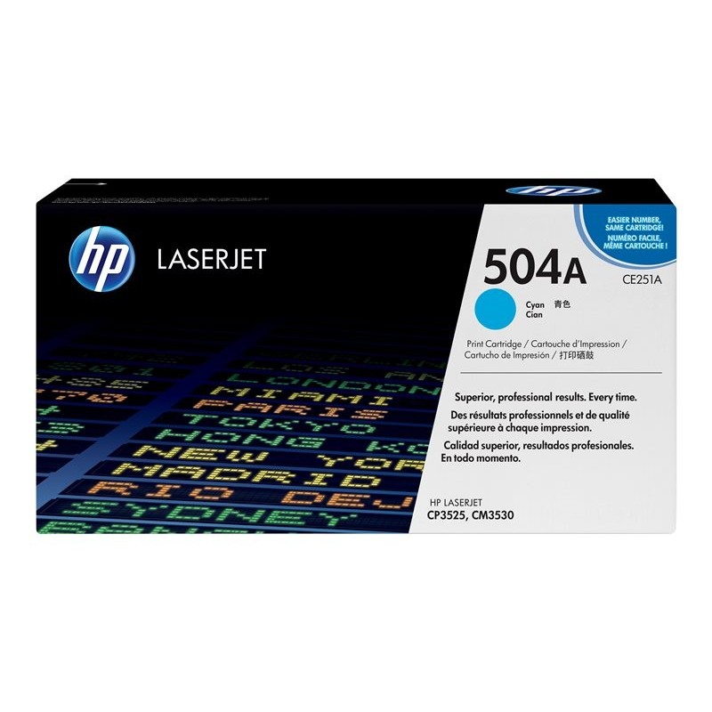 HP CE251A Toner HP cyan 7000str ColorSphere Color LaserJet CP3520 HP CE251A Toner HP cyan 7000str ColorSphere Color LaserJet CP3520
