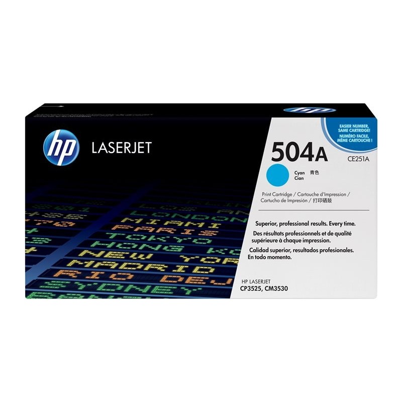 HP CE251A Toner HP cyan 7000str ColorSphere Color LaserJet CP3520 HP CE251A Toner HP cyan 7000str ColorSphere Color LaserJet CP3520
