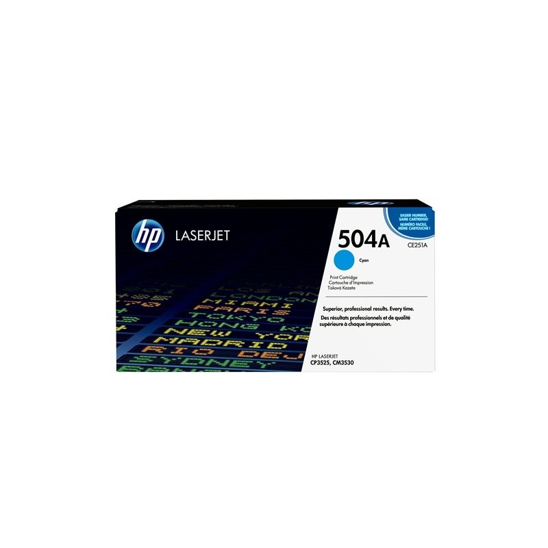 HP CE251A Toner HP cyan 7000str ColorSphere Color LaserJet CP3520 HP CE251A Toner HP cyan 7000str ColorSphere Color LaserJet CP3520