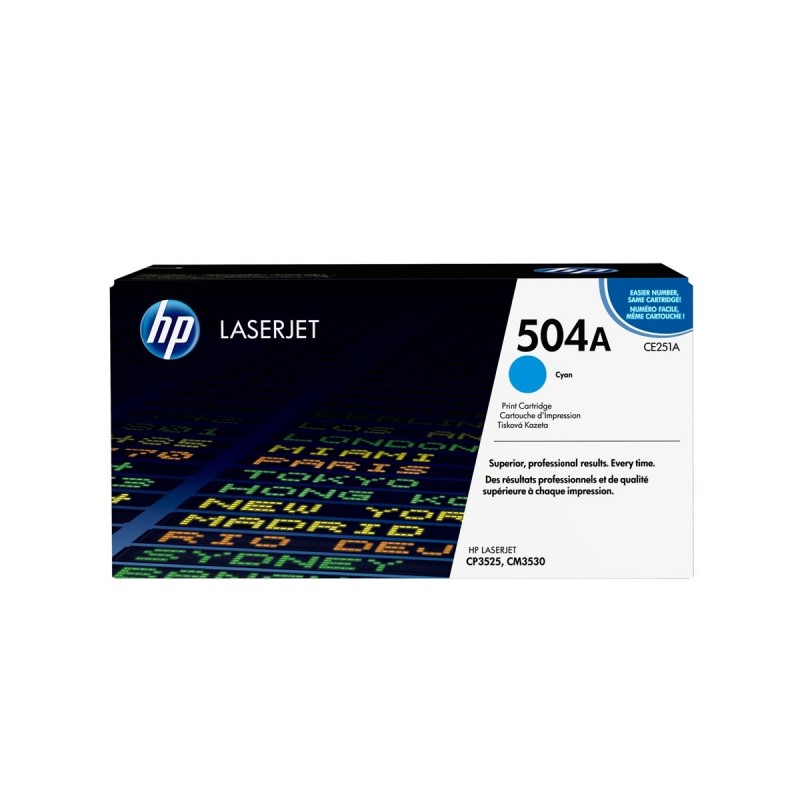 HP CE251A Toner HP cyan 7000str ColorSphere Color LaserJet CP3520 HP CE251A Toner HP cyan 7000str ColorSphere Color LaserJet CP3520