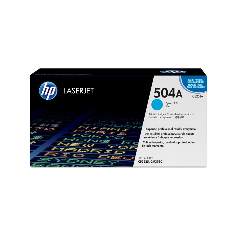 HP CE251A Toner HP cyan 7000str ColorSphere Color LaserJet CP3520 HP CE251A Toner HP cyan 7000str ColorSphere Color LaserJet CP3520