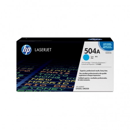 HP CE251A Toner HP cyan 7000str ColorSphere Color LaserJet CP3520 HP CE251A Toner HP cyan 7000str ColorSphere Color LaserJet CP3520