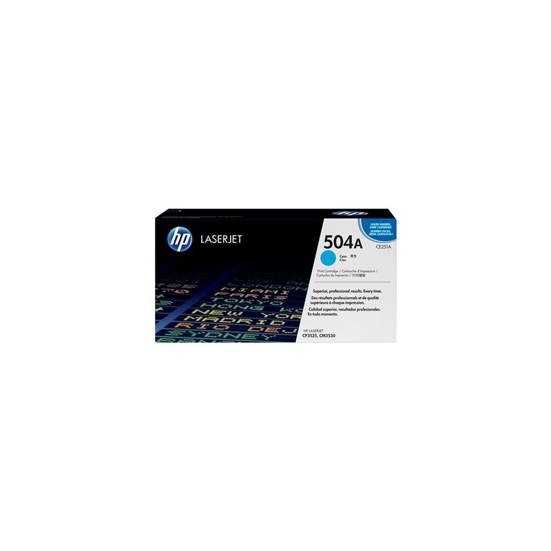 HP CE251A Toner HP cyan 7000str ColorSphere Color LaserJet CP3520 HP CE251A Toner HP cyan 7000str ColorSphere Color LaserJet CP3520
