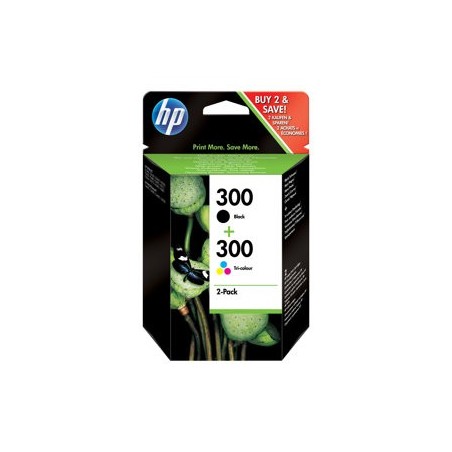 HP CN637EE Zestaw HP 300 black + tri-color Combo Pack D2560/F4280 HP CN637EE Zestaw HP 300 black + tri-color Combo Pack D2560/F4280