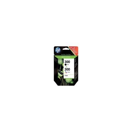 HP CN637EE Zestaw HP 300 black + tri-color Combo Pack D2560/F4280 HP CN637EE Zestaw HP 300 black + tri-color Combo Pack D2560/F4280