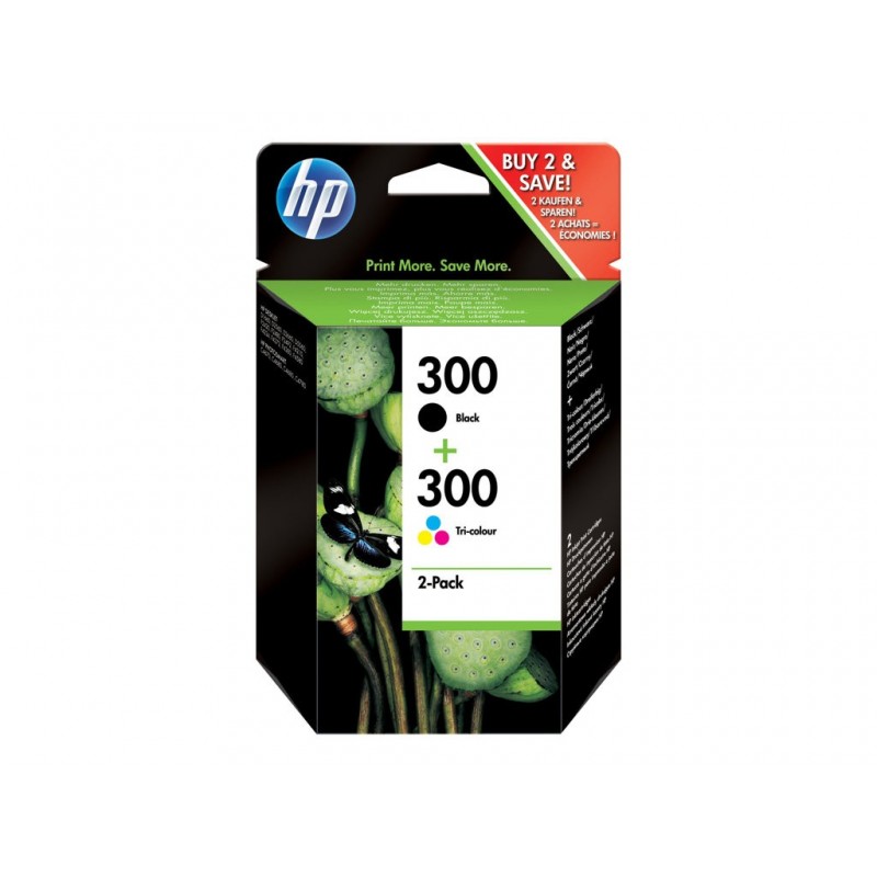 HP CN637EE Zestaw HP 300 black + tri-color Combo Pack D2560/F4280 HP CN637EE Zestaw HP 300 black + tri-color Combo Pack D2560/F4280