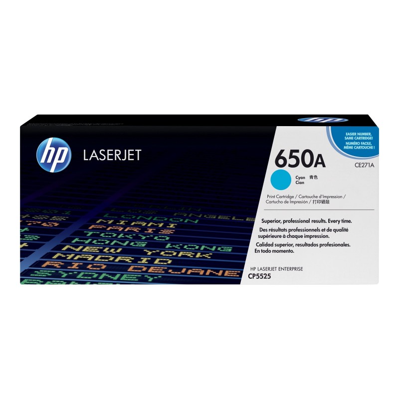 HP CE271A Toner HP cyan 15 000 str LaserJet CP5525
