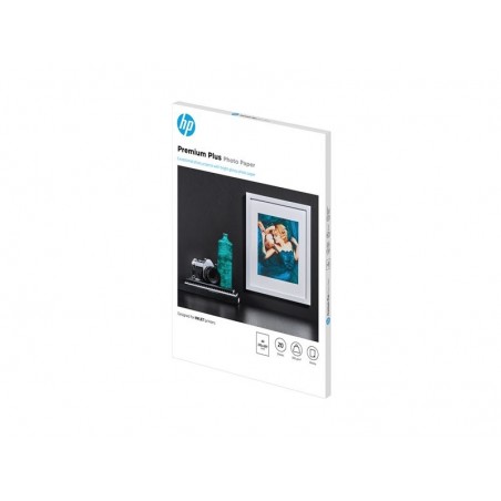 HP CR672A Premium Plus Glossy Photo Paper white 300g/m2 A4 20 sheets 1-pack