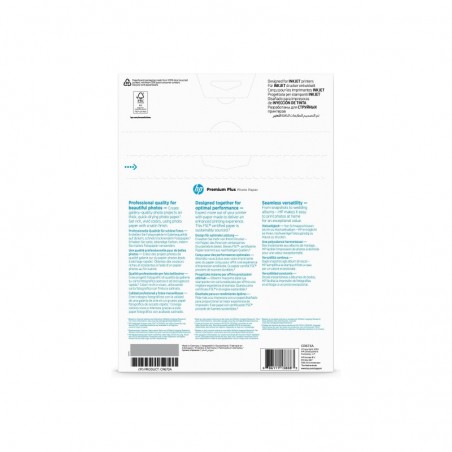 HP Premium Plus Semi-gloss Photo Paper white 300g/m2 A4 20 sheets 1-pack