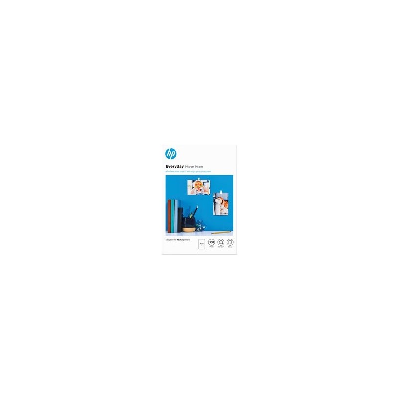 HP Everyday Glossy photo paper white 200g/m2 100x150mm 100 sheets 1-pack