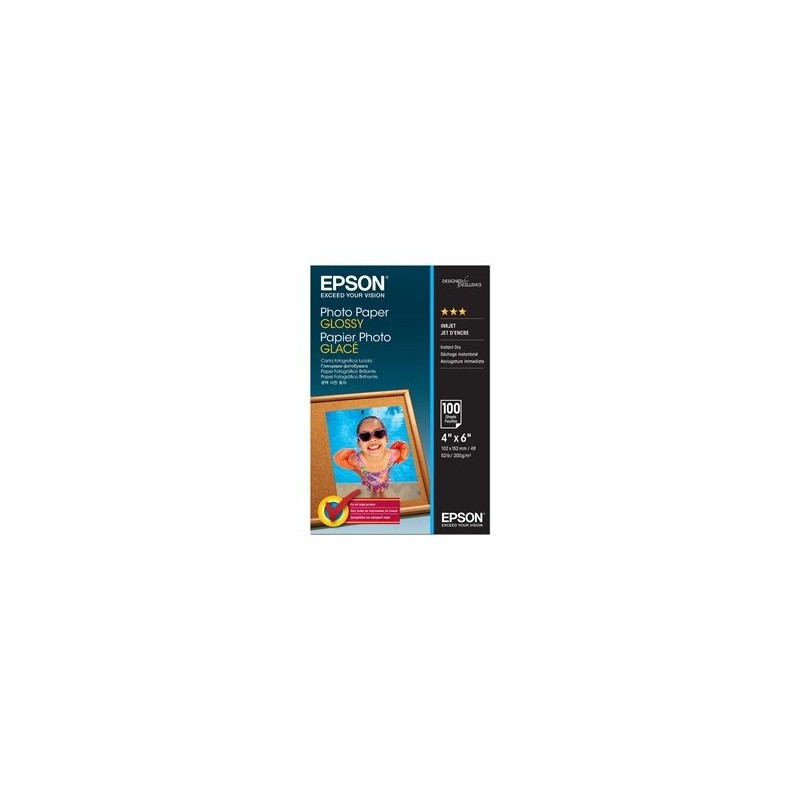 EPSON C13S042548 Papier Epson photo Glossy 200g 10x15cm 100 sheets