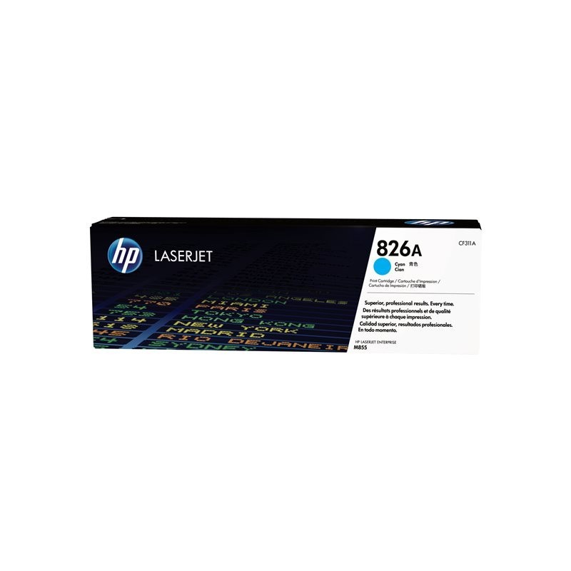HP 826A Cyan LaserJet Toner Cartridge CF311A