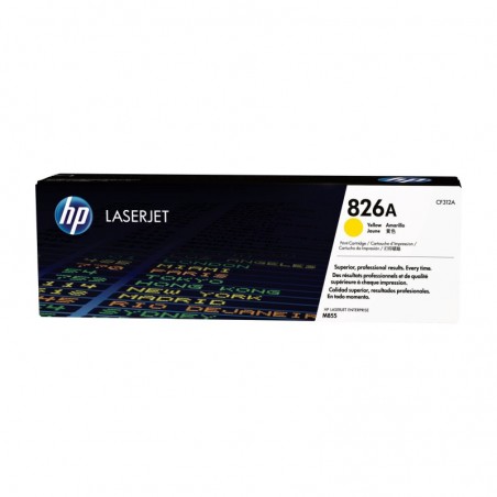 HP 826A Yellow LaserJet Toner Cartridge CF312A