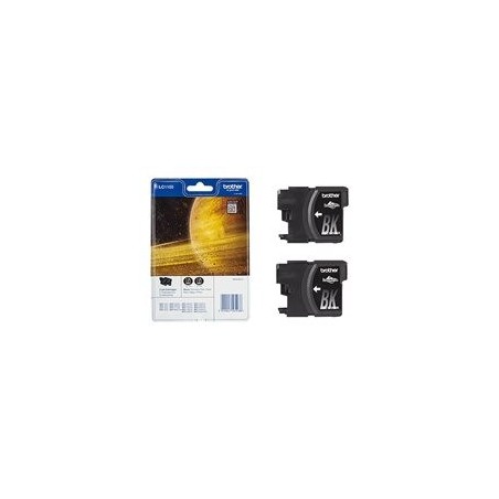 BROTHER LC1100BKBP2 Tusz Brother LC1100BKBP2 black Blister Pack (dwupak) 450str DCP395CN/DCP58CW