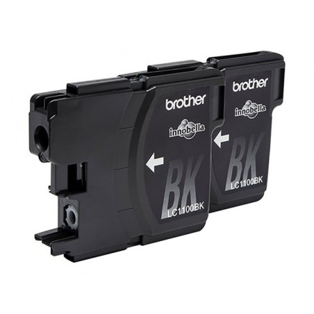 BROTHER LC1100BKBP2 Tusz Brother LC1100BKBP2 black Blister Pack (dwupak) 450str DCP395CN/DCP58CW