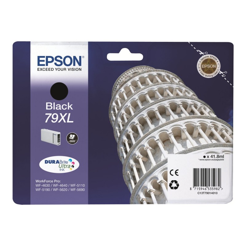 EPSON C13T79014010 Tusz Epson T7901 black 42 ml WF-5110DW/WF-5190DW/WF-5620DWF/WF-5690DWF