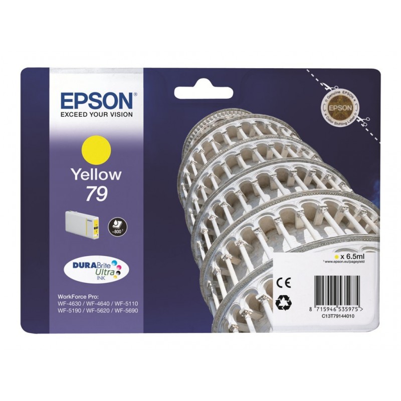 EPSON C13T79144010 Tusz Epson yellow T7914 7 ml WF-5110DW/WF-5190DW/WF-5620DWF/WF-5690DWF