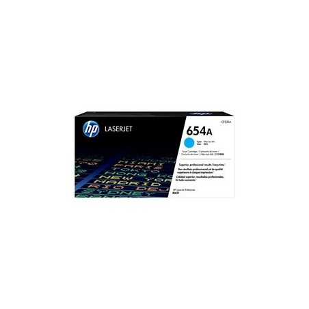 HP 654A Cyan Toner Color LaserJet Enterprise M651 15000 pages HP 654A Cyan Toner Color LaserJet Enterprise M651 15000 pages
