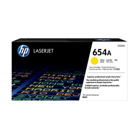 HP CF332A Toner HP 654A yellow 15000str ColorLJ Enterprise M651