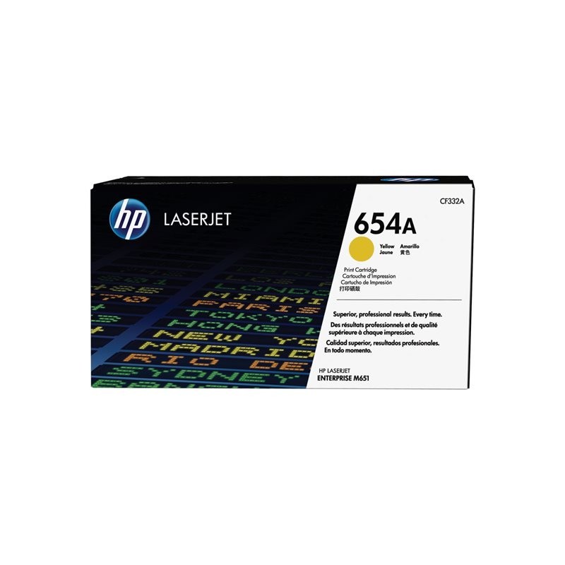 HP CF332A Toner HP 654A yellow 15000str ColorLJ Enterprise M651