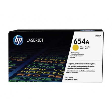 HP CF332A Toner HP 654A yellow 15000str ColorLJ Enterprise M651