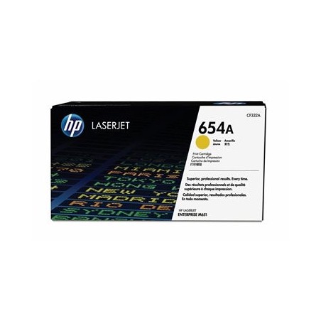 HP CF332A Toner HP 654A yellow 15000str ColorLJ Enterprise M651