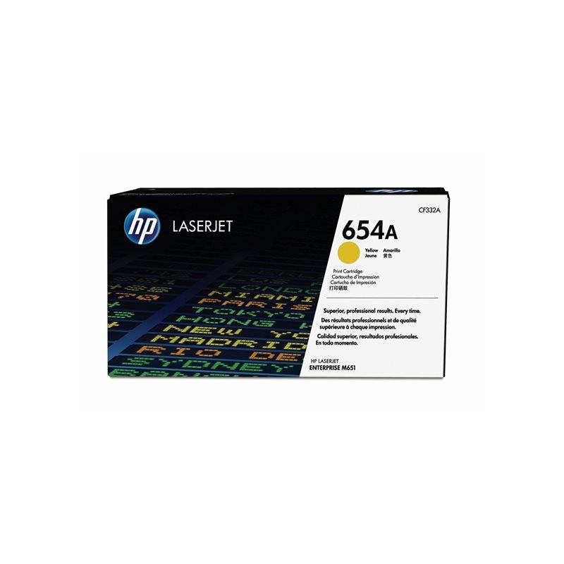 HP CF332A Toner HP 654A yellow 15000str ColorLJ Enterprise M651