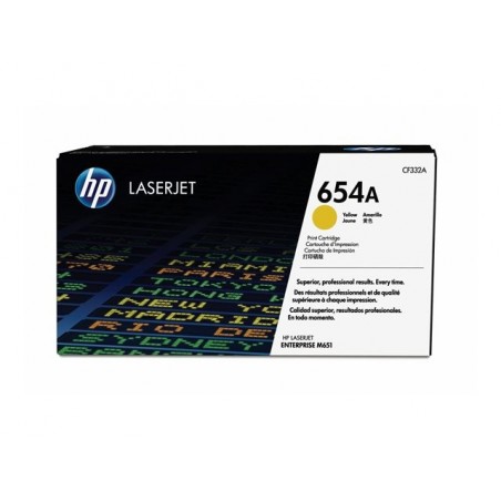 HP CF332A Toner HP 654A yellow 15000str ColorLJ Enterprise M651