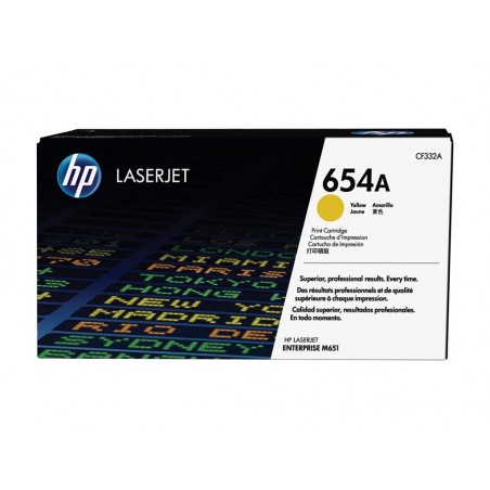 HP CF332A Toner HP 654A yellow 15000str ColorLJ Enterprise M651