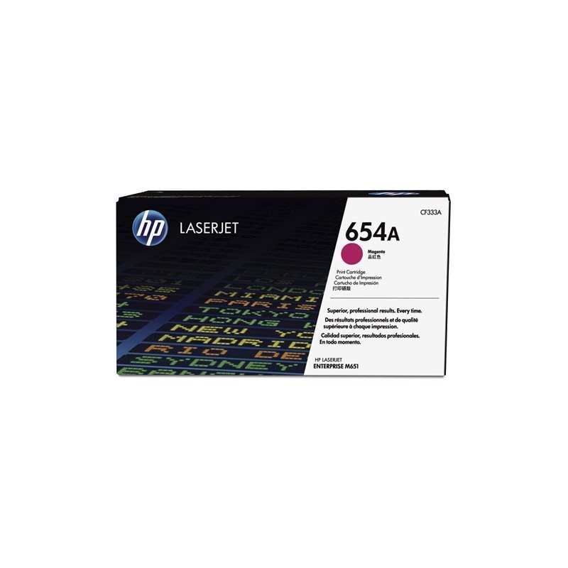 HP 654A Magenta Toner Color LaserJet Enterprise M651 15000 pages