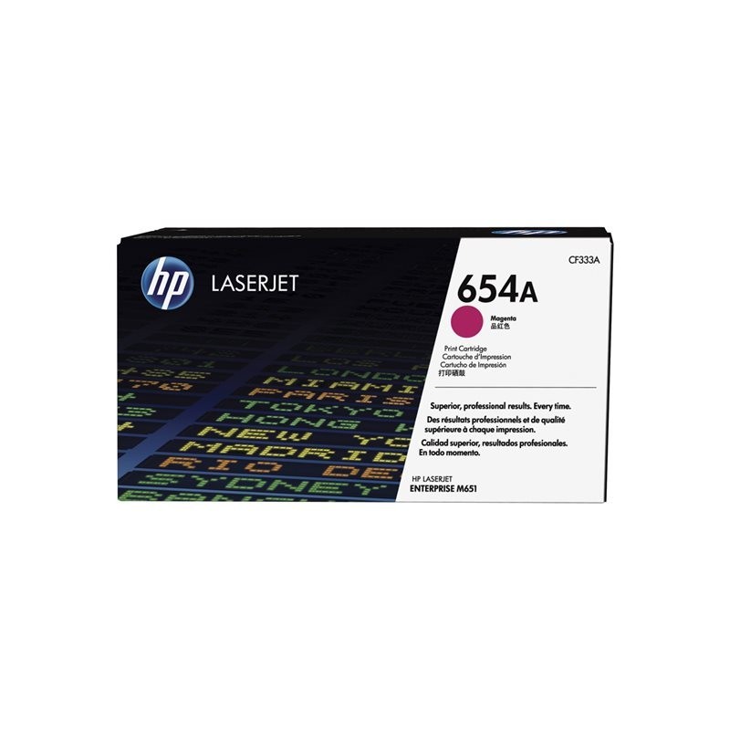HP 654A Magenta Toner Color LaserJet Enterprise M651 15000 pages