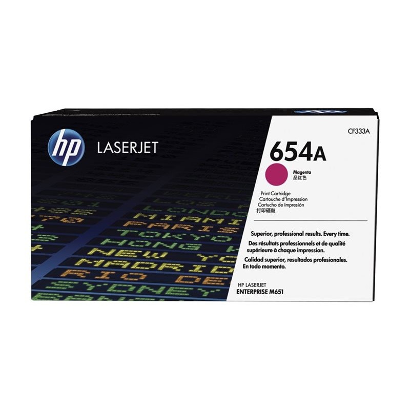 HP 654A Magenta Toner Color LaserJet Enterprise M651 15000 pages