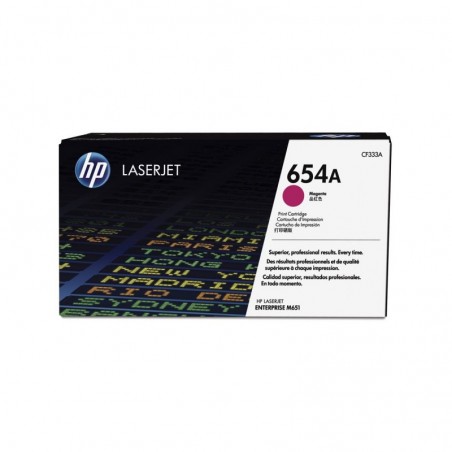 HP 654A Magenta Toner Color LaserJet Enterprise M651 15000 pages