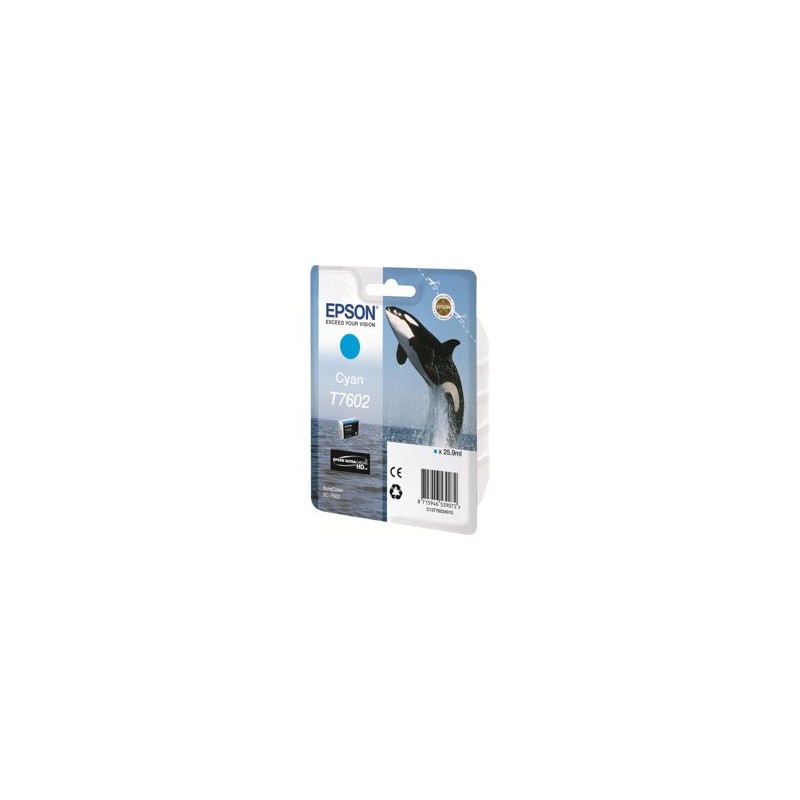 EPSON C13T76024010 Tusz Epson Singlepack cyan SureColor SC-P600