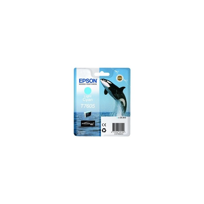 EPSON C13T76054010 Tusz Epson Singlepack light cyan SureColor SC-P600
