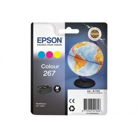 EPSON C13T26704010 Tusz Epson color 267 WorkForce WF-100W EPSON C13T26704010 Tusz Epson color 267 WorkForce WF-100W